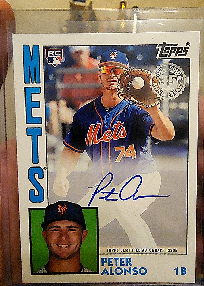 2019 Topps 35th Anniversary Peter Alonso RC Auto — front