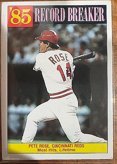 1986 Topps #206 Pete Rose — front