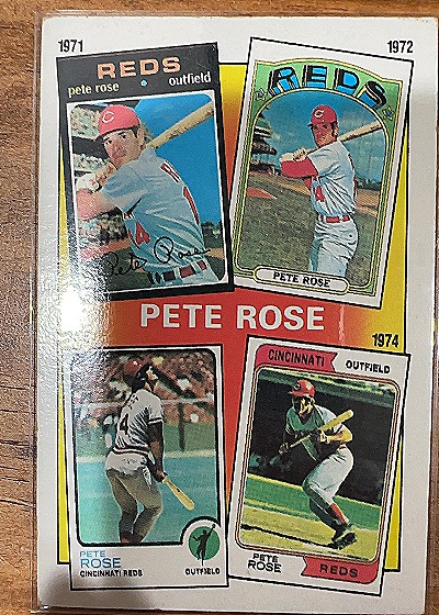 1986 Topps #4 Pete Rose — front