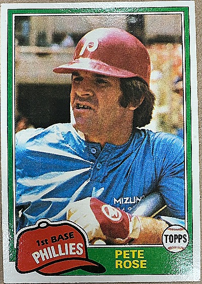 1981 Topps #180 Pete Rose — front