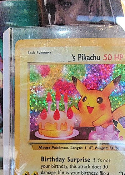 Birthday Pikachu — front