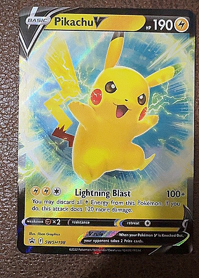 Pikachu V — front