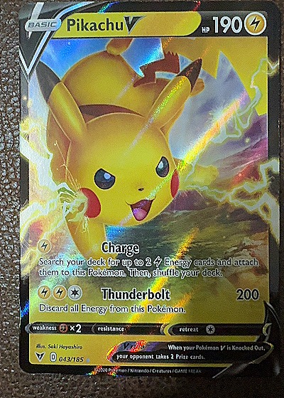 Pikachu V — front
