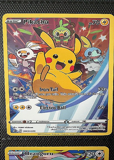 Pikachu SWSH020 — front