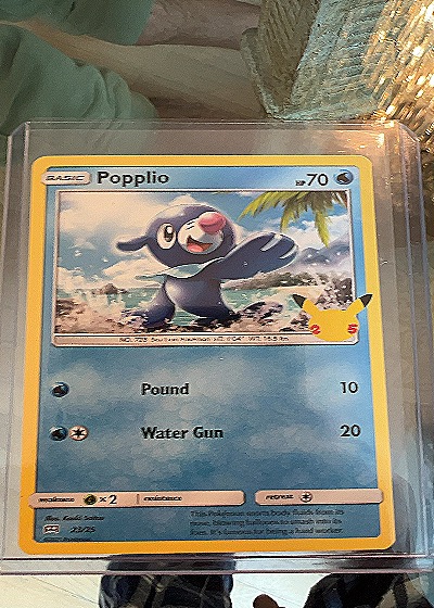 Popplio 23/25 McDonald's 25th Anniversary Promo — front