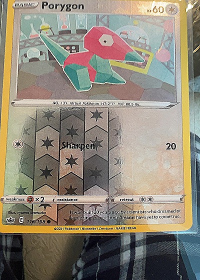Porygon - Chilling Reign — front