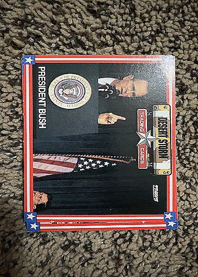 Desert Storm Trading Cards — front