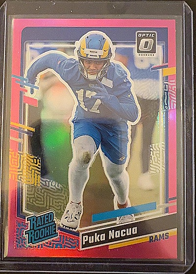 Puka Nacua Rated Rookie — front