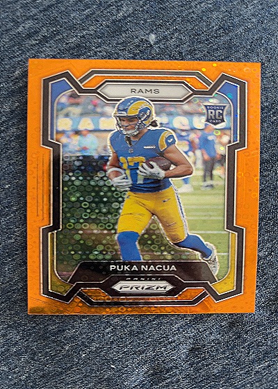 Puka Nacua 2023 Panini Prizm Rookie Card — front