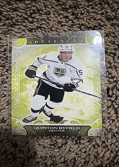 Quinton Byfield 2024-25 Upper Deck Artifacts — front