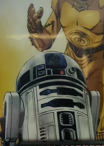 2023 Topps Chrome Star Wars Manga Madness R2-D2 / C-3PO — front
