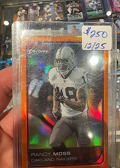 Randy Moss 2005 Topps Chrome — front