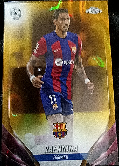 Raphinha 2023-24 Topps Chrome UEFA Club Competitions — front