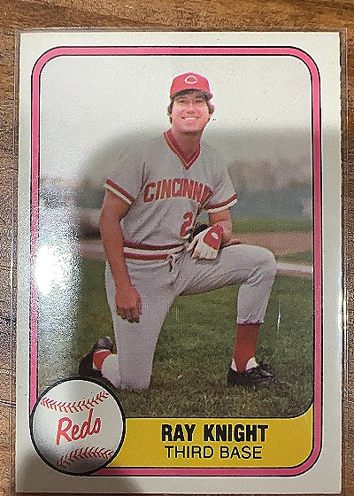 1981 Fleer #198 Ray Knight — front