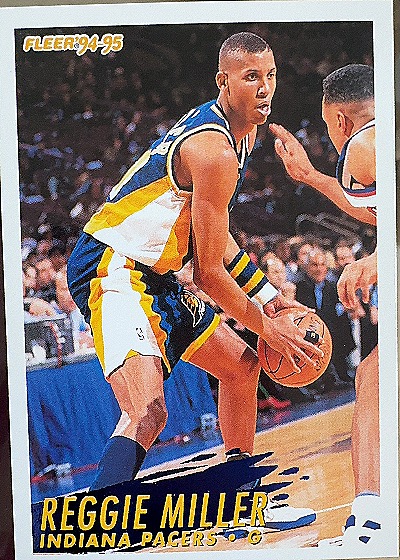 Reggie Miller 1994-95 Fleer #92 — front