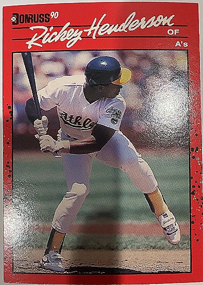 1990 Donruss Rickey Henderson — front