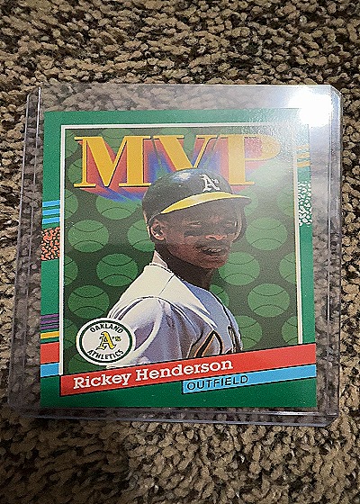 Rickey Henderson MVP — front
