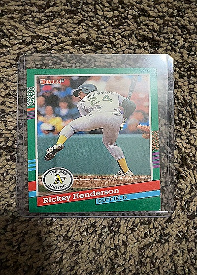 1991 Donruss #648 Rickey Henderson — front