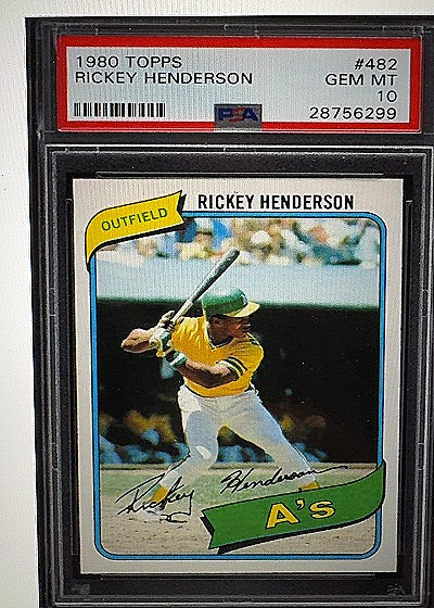 1980 Topps Rickey Henderson #482 — front