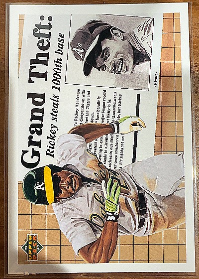 1992 Upper Deck #782 Rickey Henderson — front