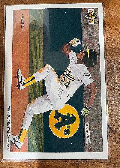 1992 Upper Deck #90 Rickey Henderson — front