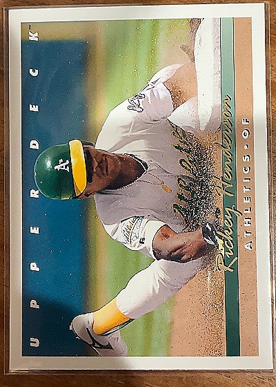 1993 Upper Deck #136 Rickey Henderson — front