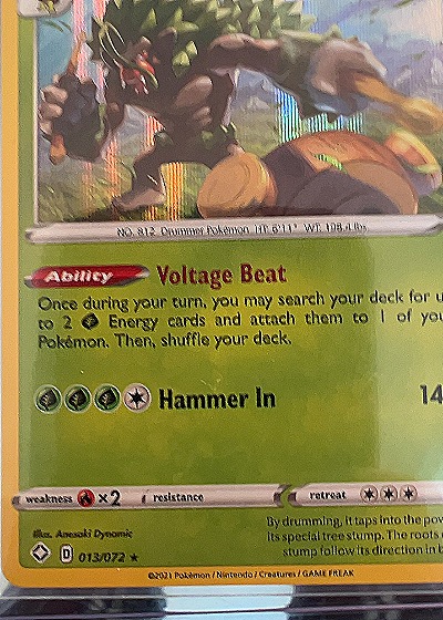 Rillaboom 013/072 Holo Rare — front