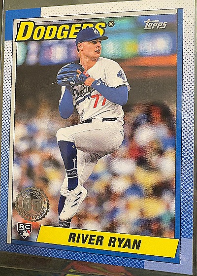 2025 Topps 1990 35th Anniversary River Ryan — front