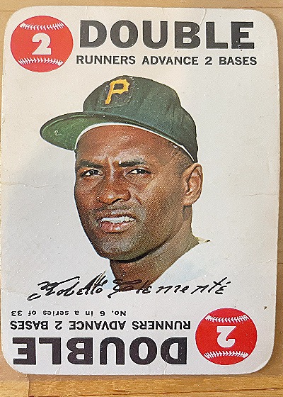 1968 Topps Game Roberto Clemente — front