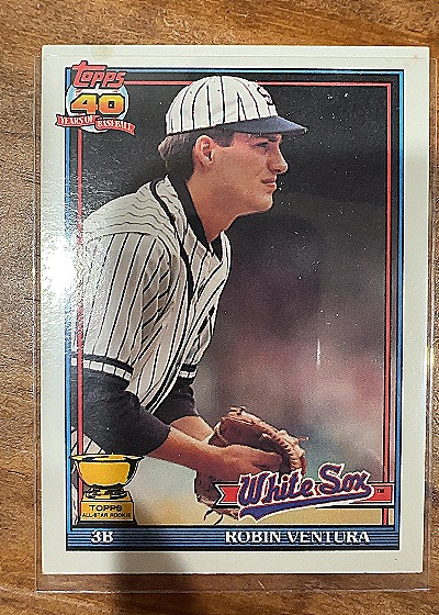 1991 Topps #461 Robin Ventura — front