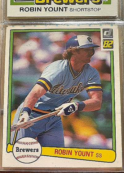 1982 Donruss Robin Yount #510 — front