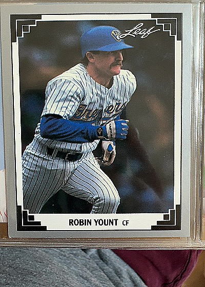 Robin Yount 1991 Leaf #116 — front
