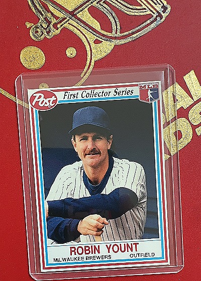 Robin Yount 1990 Post First Collector Series — front