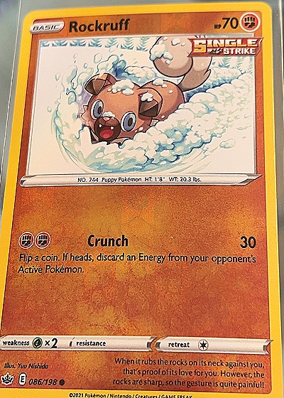 Rockruff 086/198 — front