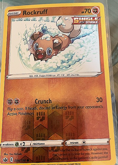 Rockruff - Chilling Reign — front