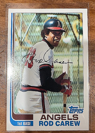 1982 Topps #500 Rod Carew — front