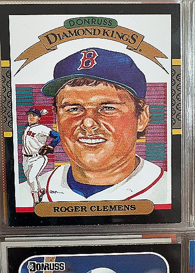 1987 Donruss Diamond Kings #2 Roger Clemens — front