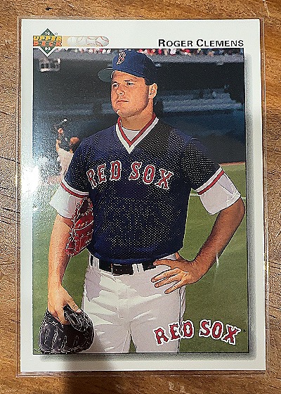 1992 Upper Deck #545 Roger Clemens — front