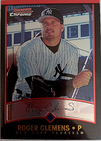 2001 Bowman Chrome #69 Roger Clemens — front