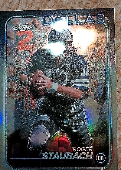 Roger Staubach Topps Chrome — front