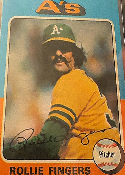 1975 Topps #21 Rollie Fingers — front