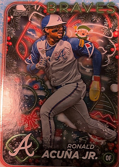 2024 Topps Holiday Hidden Elf #HE-16 - Ronald Acuña Jr. — front