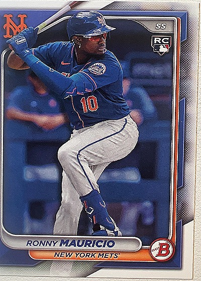 2024 Bowman #13 Ronny Mauricio — front