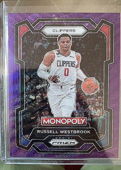Russell Westbrook 2023-24 Panini Prizm Monopoly — front