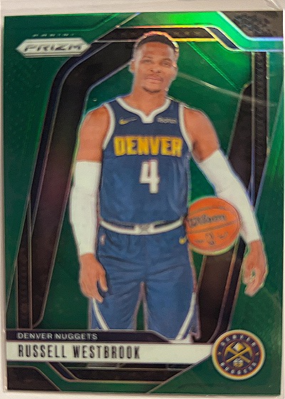 Russell Westbrook 2024-25 Panini Prizm Green Prizm — front