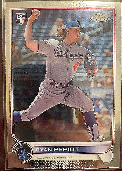 2022 Topps Chrome Update Ryan Pepiot RC — front