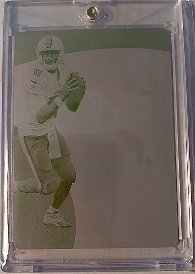 2016 Panini Plates & Patches Ryan Tannehill Printing Plate — front