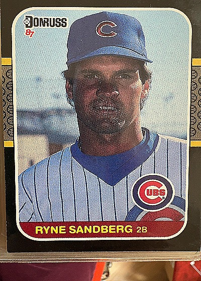 1987 Donruss Ryne Sandberg #77 — front