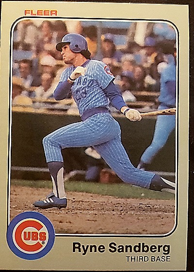Ryne Sandberg 1983 Fleer #507 — front