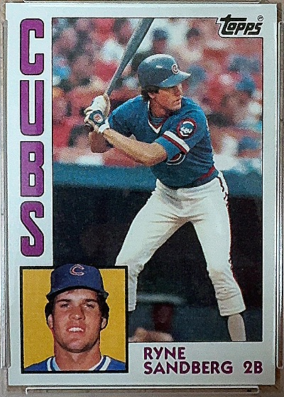 1984 Topps #596 Ryne Sandberg — front